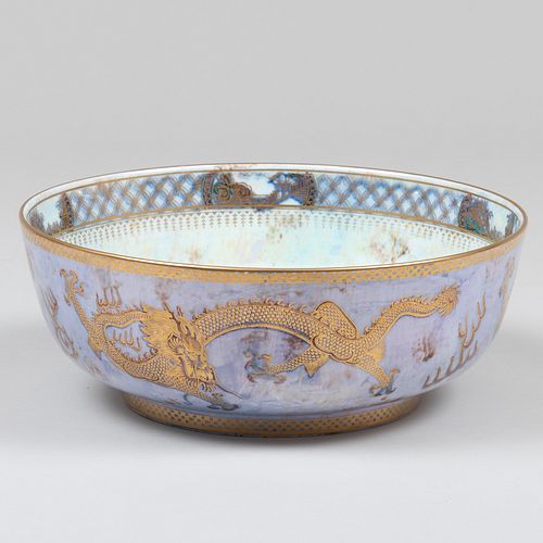 Wedgwood Fairyland Lustre Bowl Decorated with Dragons