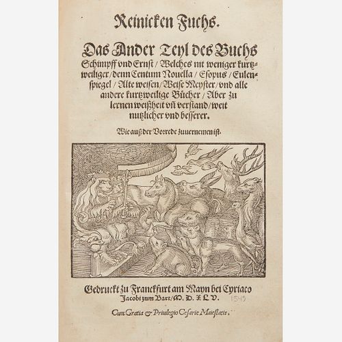 [Early Printing] (Pauli, Johannes), Schimpff vnnd ernst, durch alle welthaenndel...