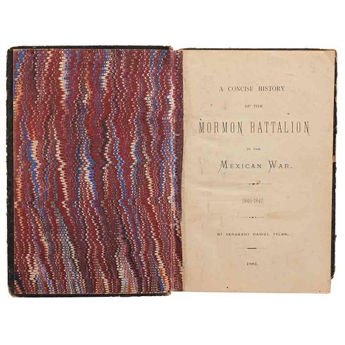 Tyler, Daniel. A Concise History of the Mormon Battalion in the Mexican War 1846 - 1847. Washington, 1881.