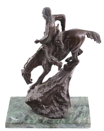 Frederic Remington Mountain Man Bronze Sculpture