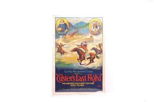 Custer's Last Stand Quality Amusement Poster 1912