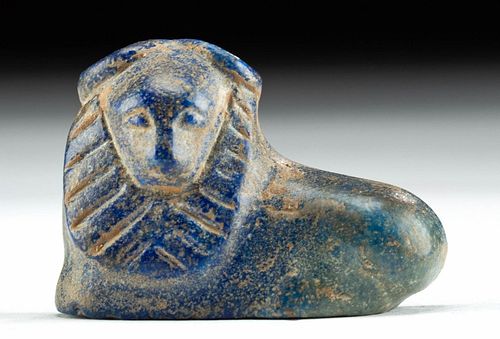 Achaemenid Lapis Lazuli Lion Amulet