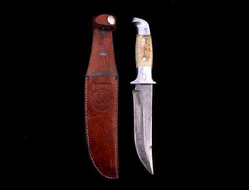 1944 Ruana Bonner, Montana Stag Horn Custom Knife