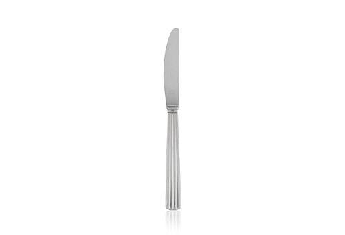Vintage Georg Jensen Sterling Silver Bernadotte Dinner Knife, Long Handle #014