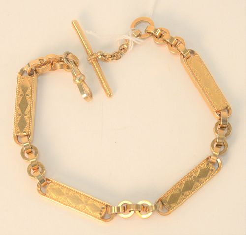 Gold Plated Victorian Watch Chain.