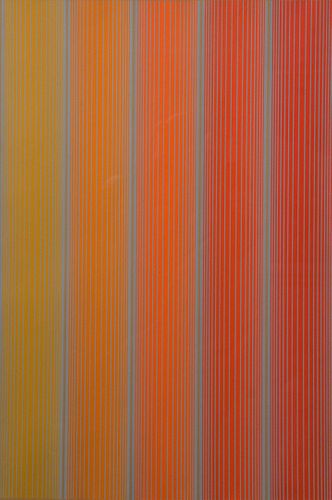 Richard Anuszkiewicz (American, 1930 - 2020), untitled, 1969, silkscreen in colors on paper; signed, dated, and editioned '20/200' in pencil along the