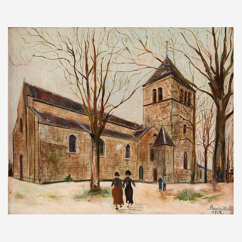 Maurice Utrillo (French, 1883–1955), , Église Notre Dame à Mâcon