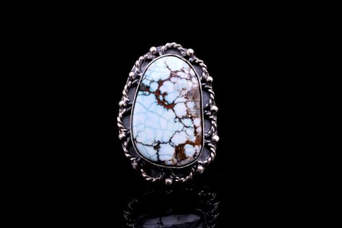 Navajo Sterling Silver Dry Creek Turquoise Ring