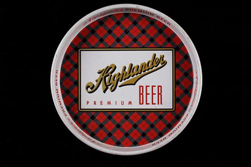 Highlander Premium Beer Tray Missoula Montana