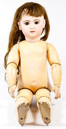 French Jumeau #16 Bisque Head Doll