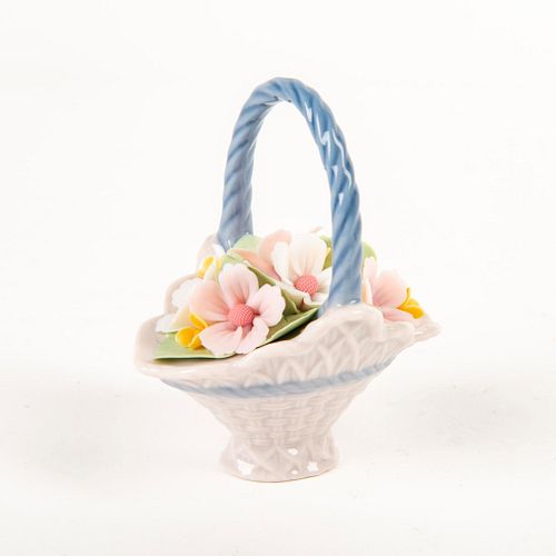 A Basket of Blossoms 01007580 - Lladro Porcelain Figure