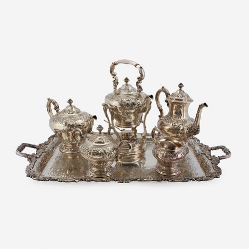 A Canadian Sterling Silver Seven-Piece Tea and Coffee Service, Henry Birks & Sons, Montreal, late 19th/early 20th century