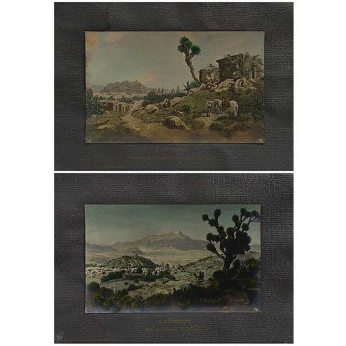 JUAN KAISER (EDITOR), Sierra Madre Durango y Nevado Toluca, Signed, monogram and negative, Reproductions, 5.7 x 9.2" (14.5 x 23.5 cm), Pieces: 3