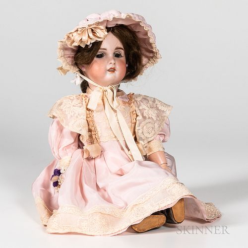 French Bisque Head Doll