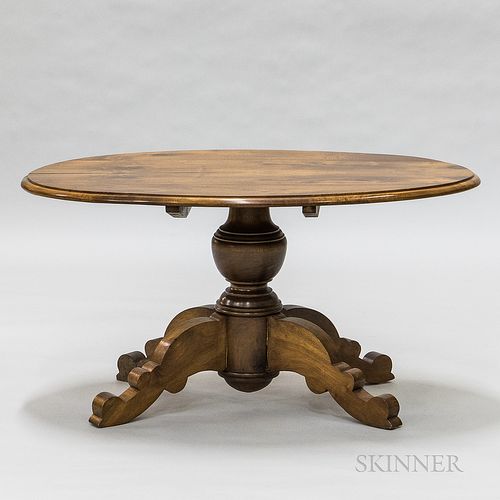 Louis-Philippe-style Walnut Table