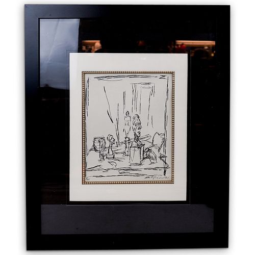 Alberto Giacometti (Swiss, 1901-1966) "The Studio" Lithograph