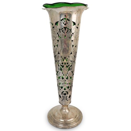 Gorham Sterling Silver Floral Vase