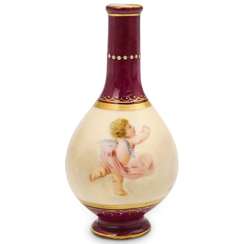 Royal Vienna Miniature Porcelain Vase