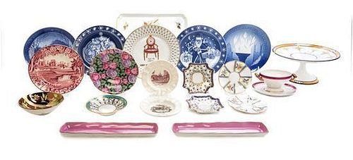 * A Collection of Porcelain Articles Length of longest 11 1/2 inches.