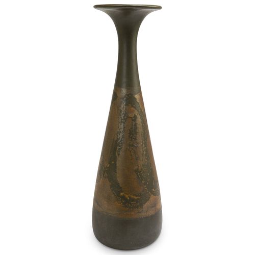 "SDW" Stoneware Vase