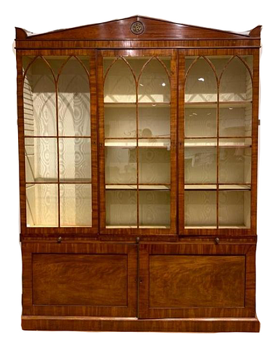 English Regency Secretary Bookcase, Mid. 19thc.