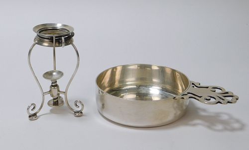 2PC Tiffany Sterling & Silver Plated Group