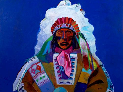 John Nieto  'Jack Red Cloud (Son of Chief Red Cloud)'