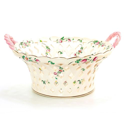 Tiffany And Co. French Porcelain Floral Basket