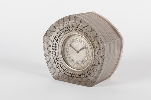RenÃ¨ Lalique - Ato table clock, 1926