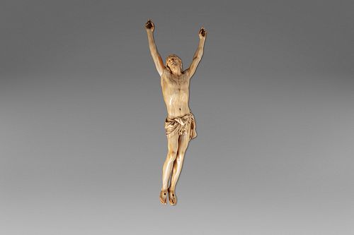 Scuola dell'Europa settentrionale, secoli XVII - XVIII - Crucifix in ivory