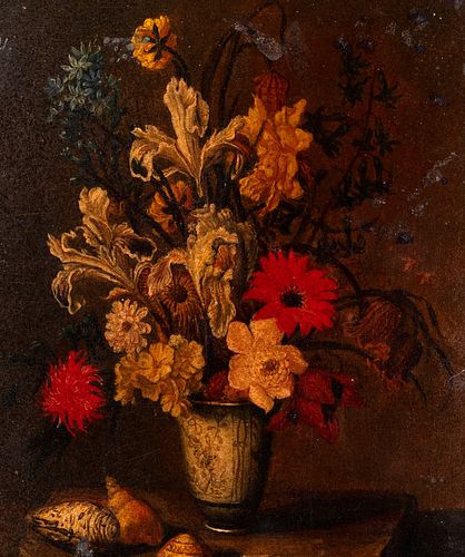 Scuola italiana, secolo XIX - Flowers in a vase