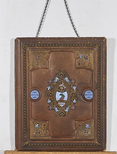 Two Antique Elaborate Book Covers