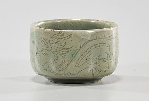 Korean Celadon Glazed Cup