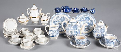 Miniature porcelain teawares