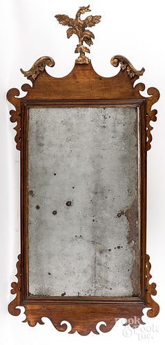 Chippendale mahogany looking glass, ca. 1770