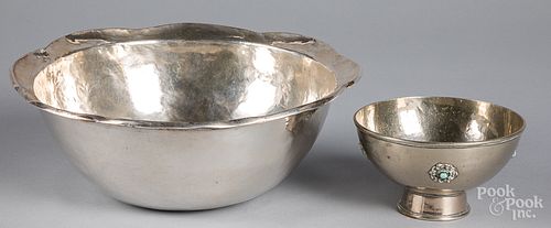 Peru sterling silver hand hammered bowl