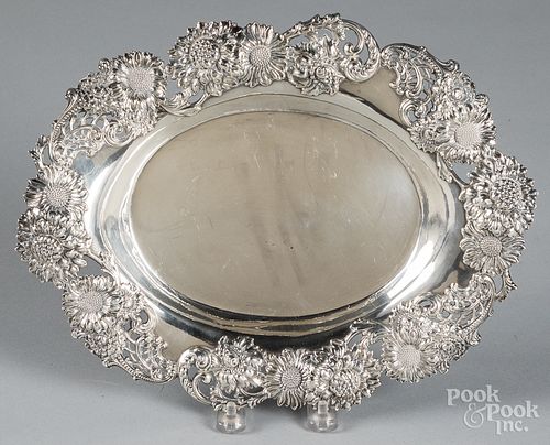 Bailey, Banks and Biddle sterling silver tray