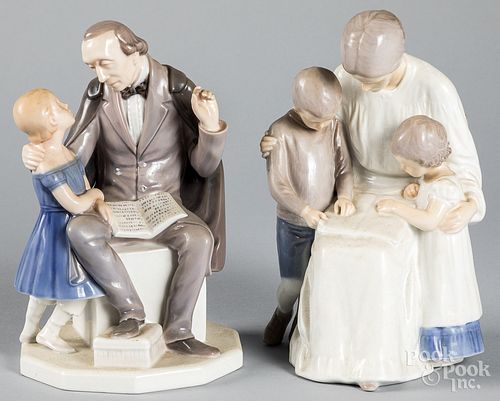 Two Bing and Grondahl porcelain figures
