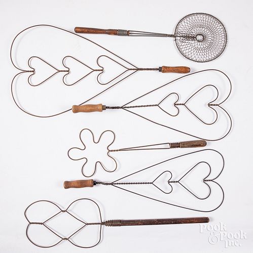Collection of wire rug beaters