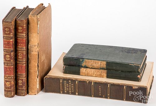 Group of books, to include Narrative of a Voyage