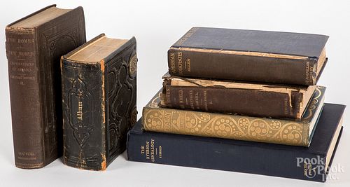 Group of cloth bound books