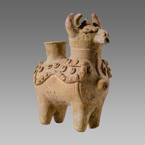 Ancient Near Eastern Amlash Pottery Animal Vessel c.1st-2nd Millennium BC. 