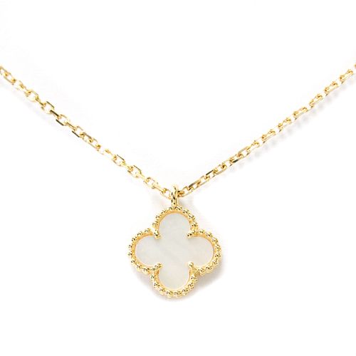Van Cleef & Arpels Sweet Alhambra VCARF69100 Yellow Gold (18K) Women's Pendant Necklace