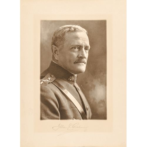 General JOHN J. PERSHING Signed Photograph in his Military Uniform