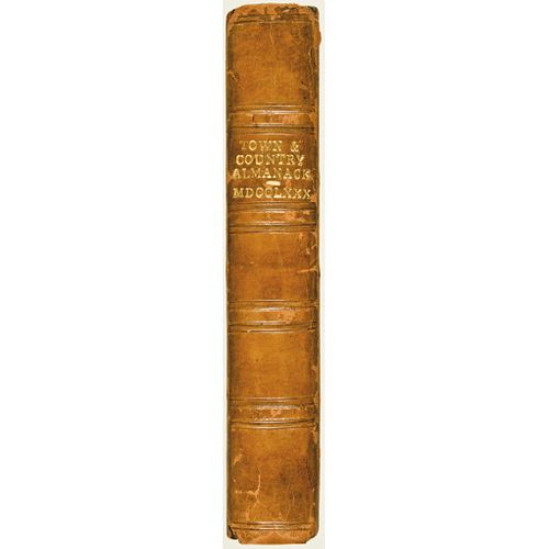 1779, THE TOWN AND COUNTRY ALMANACK