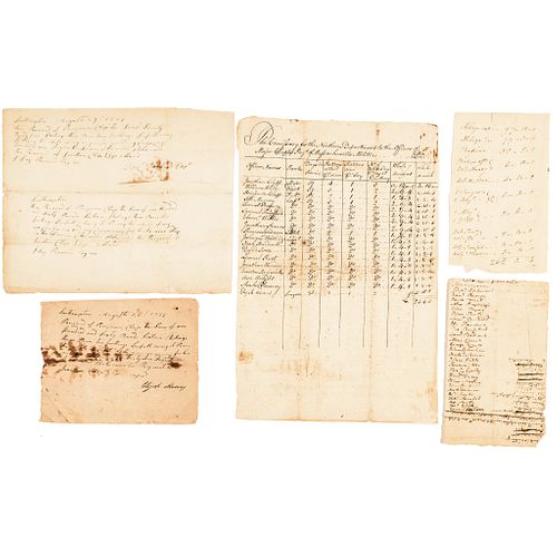 MAJOR JONATHAN CLAPP Archive of 2nd Regt. MA Militia Revolutionary War Documents