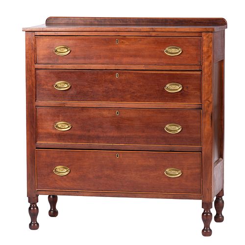 A Federal Style Cherrywood Chest of Drawers