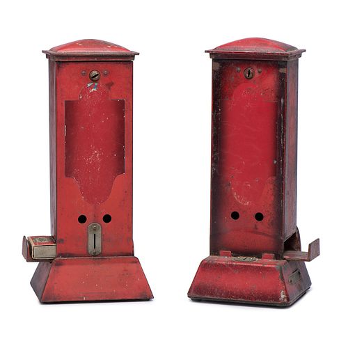 Two Northwestern Novelty Co. "Ohio" Coin-Operated Match Dispeners