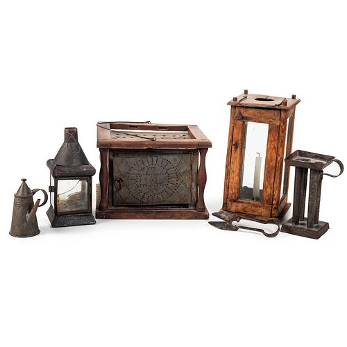 Three Lanterns and Early Tin Wares