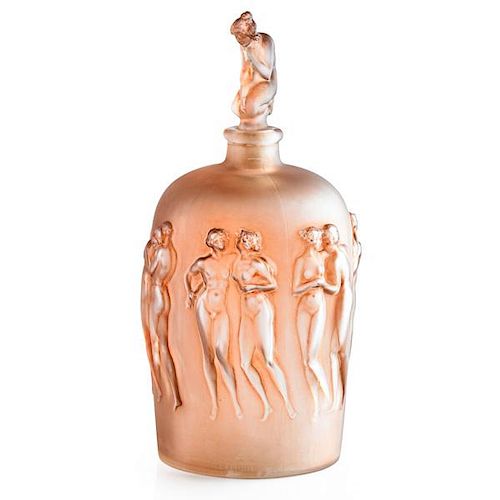 LALIQUE "Douze Figurines…" vase with stopper
